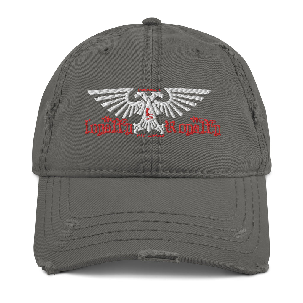 LOYALTY & ROYALTY DISTRESSED DAD HAT 3 DIFFERENT COLORS