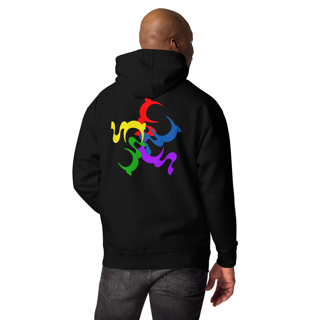 UNDERSTANDING MULTICOLORED UNISEX HOODIE IN 4 DIFFERENT COLORS