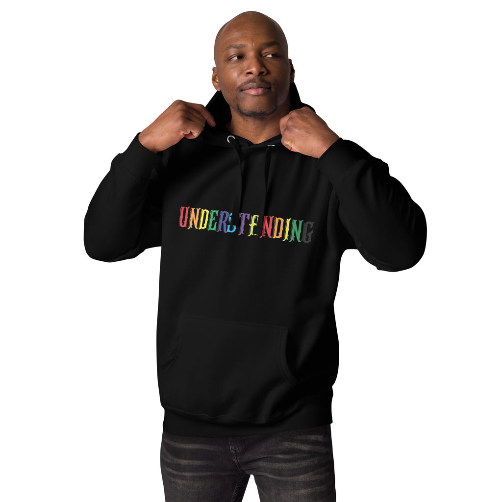 UNDERSTANDING MULTICOLORED UNISEX HOODIE IN 4 DIFFERENT COLORS