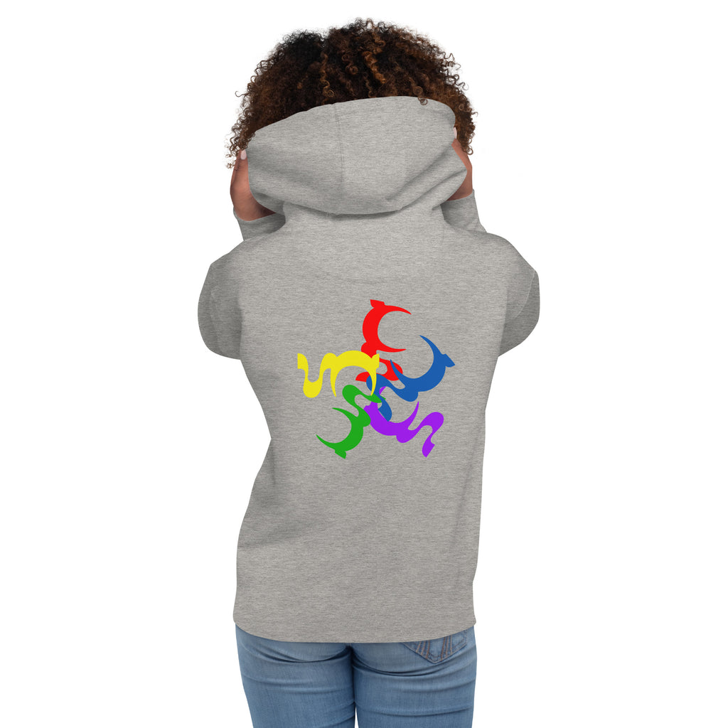 UNDERSTANDING MULTICOLORED UNISEX HOODIE IN 4 DIFFERENT COLORS