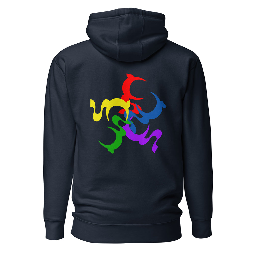 UNDERSTANDING MULTICOLORED UNISEX HOODIE IN 4 DIFFERENT COLORS