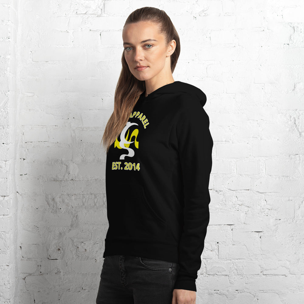 UN APPAREL EST.2014 UNISEX HOODIE IN 4 DIFFERENT COLORS