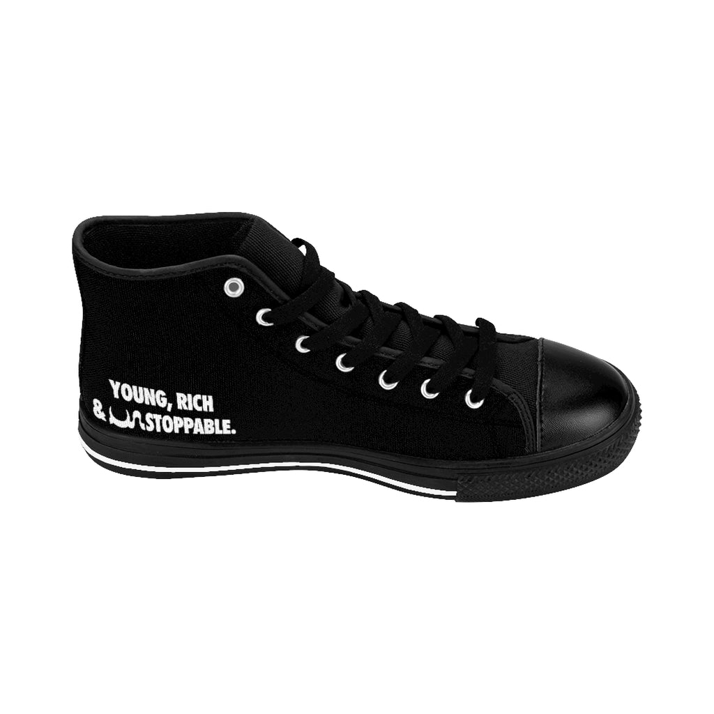 YOUNG, RICH & UN STOPPABLE Men's High-top Sneakers