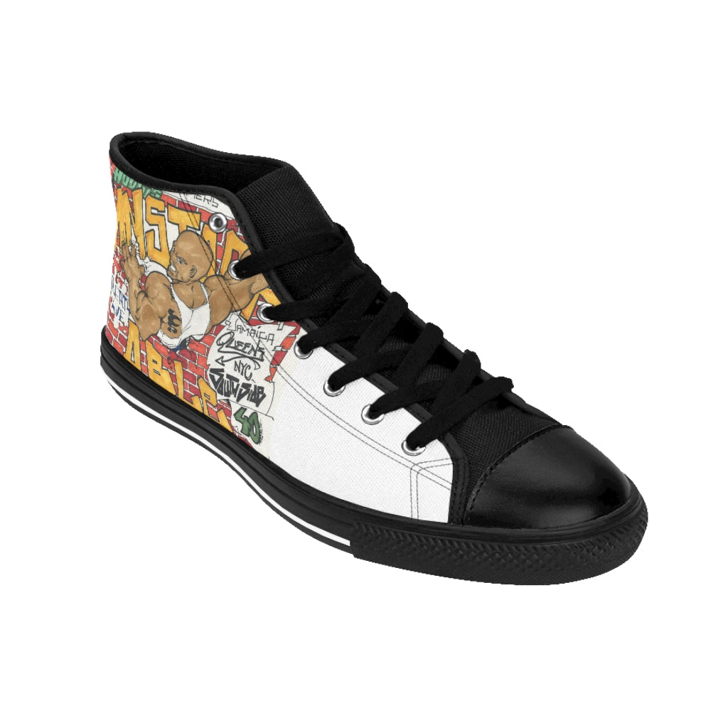 UN GRAFFITI Men's High-top Sneakers