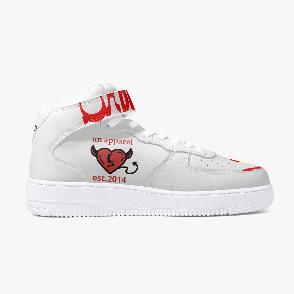 284. New High-Top Leather Sports Sneakers