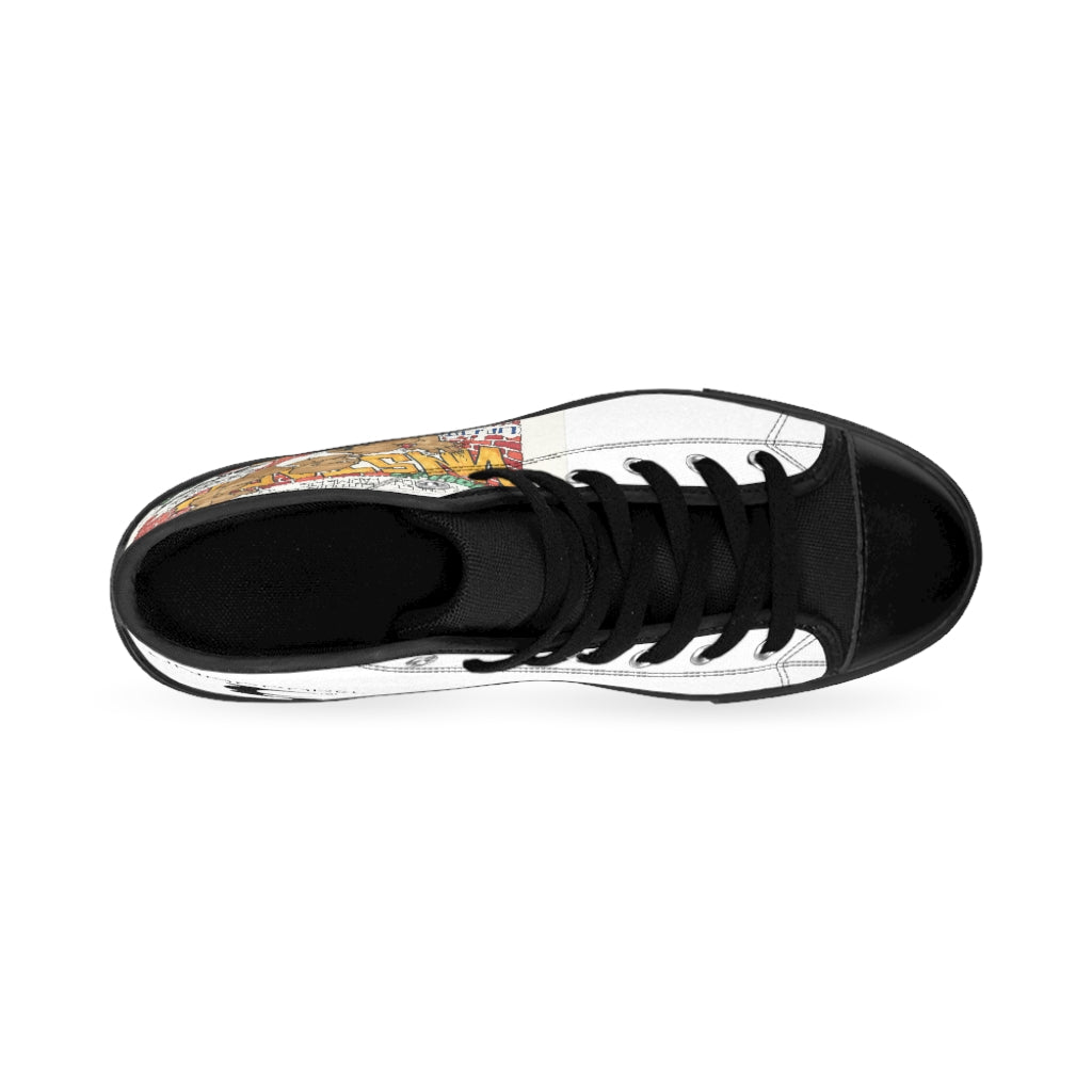 UN GRAFFITI Men's High-top Sneakers