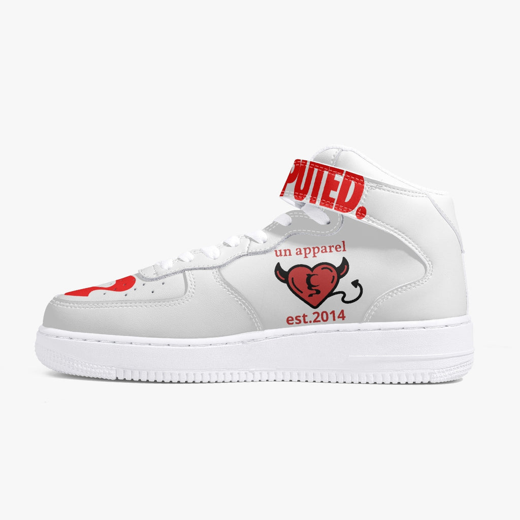 284. New High-Top Leather Sports Sneakers
