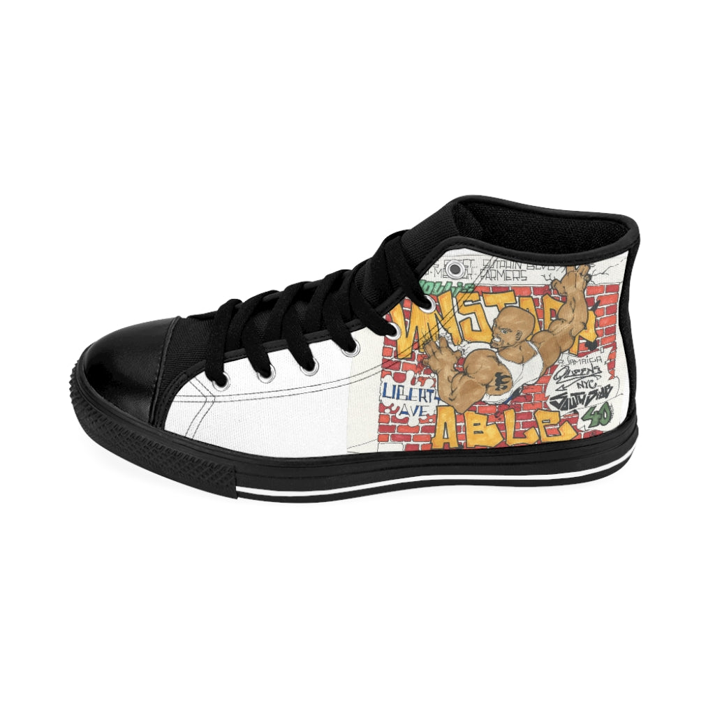 UN GRAFFITI Men's High-top Sneakers