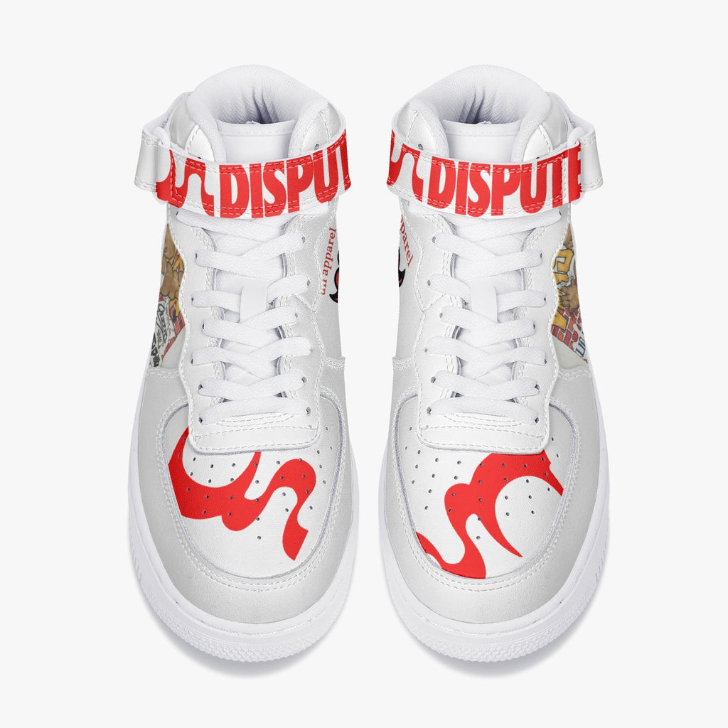 284. New High-Top Leather Sports Sneakers