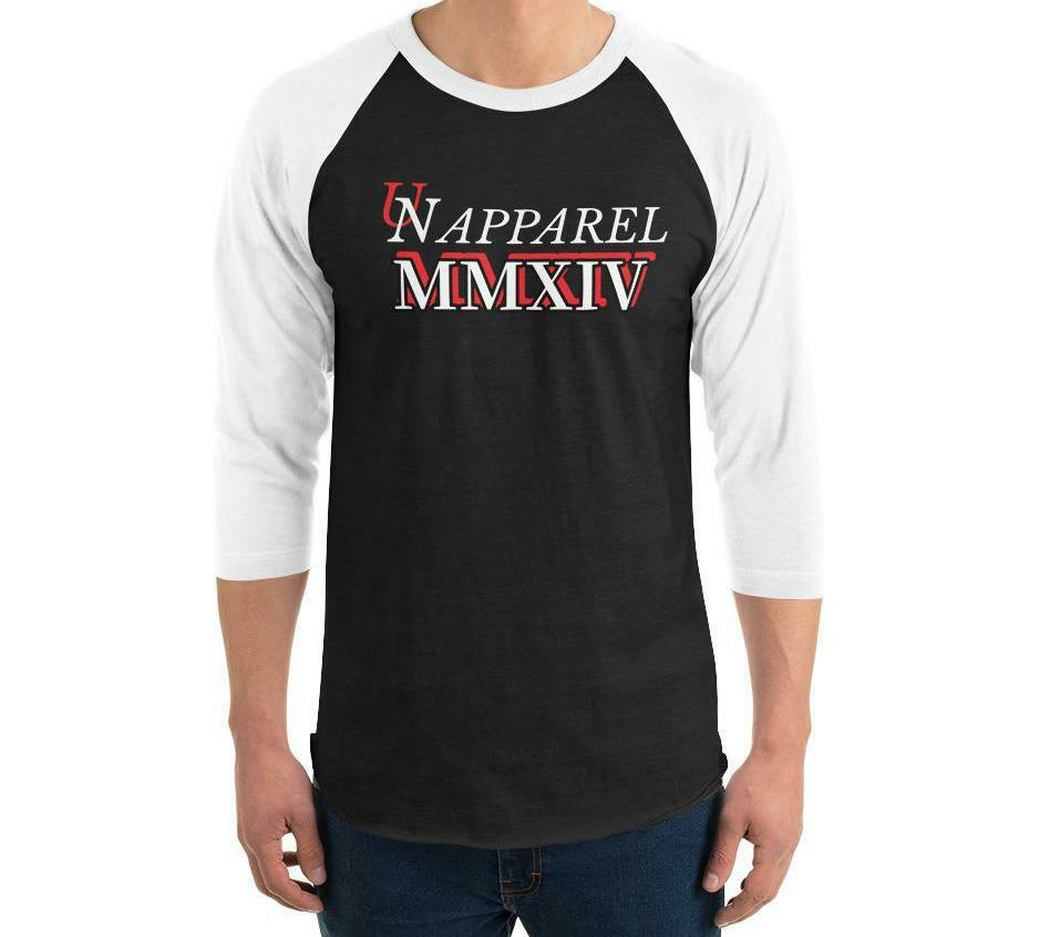 UN MMXIV 3/4 SLEEVE RAGLAN SHIRT IN 8 DIFFERENT COLORS