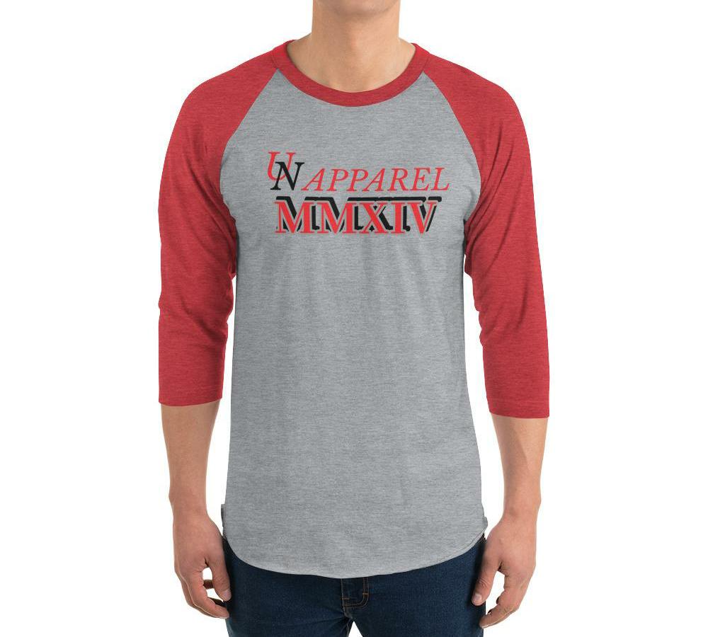 UN MMXIV 3/4 SLEEVE RAGLAN SHIRT IN 8 DIFFERENT COLORS