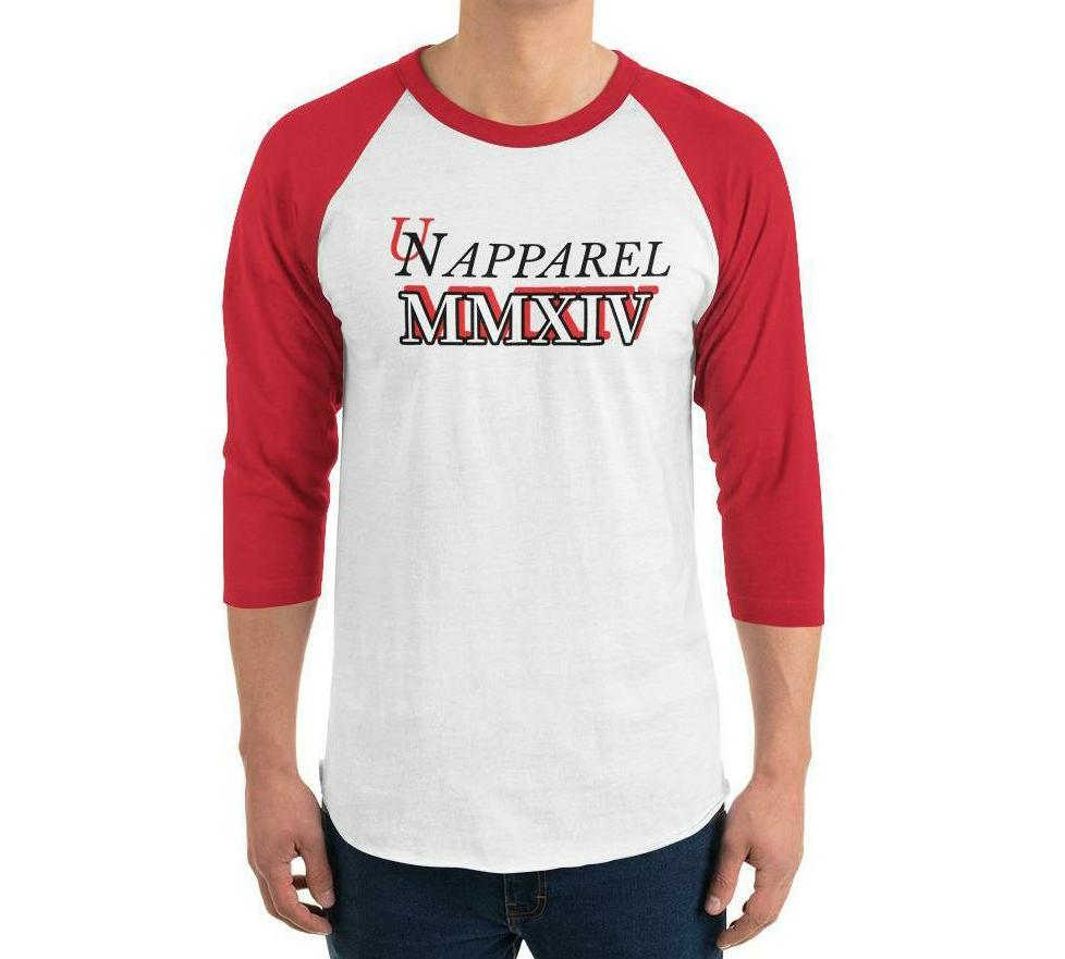 UN MMXIV 3/4 SLEEVE RAGLAN SHIRT IN 8 DIFFERENT COLORS