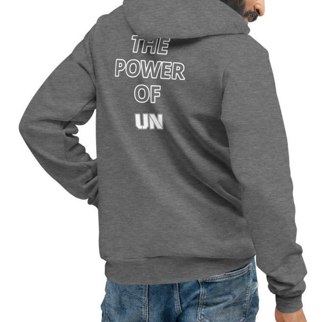 UN APPAREL EST.2014 UNISEX HOODIE IN 4 DIFFERENT COLORS