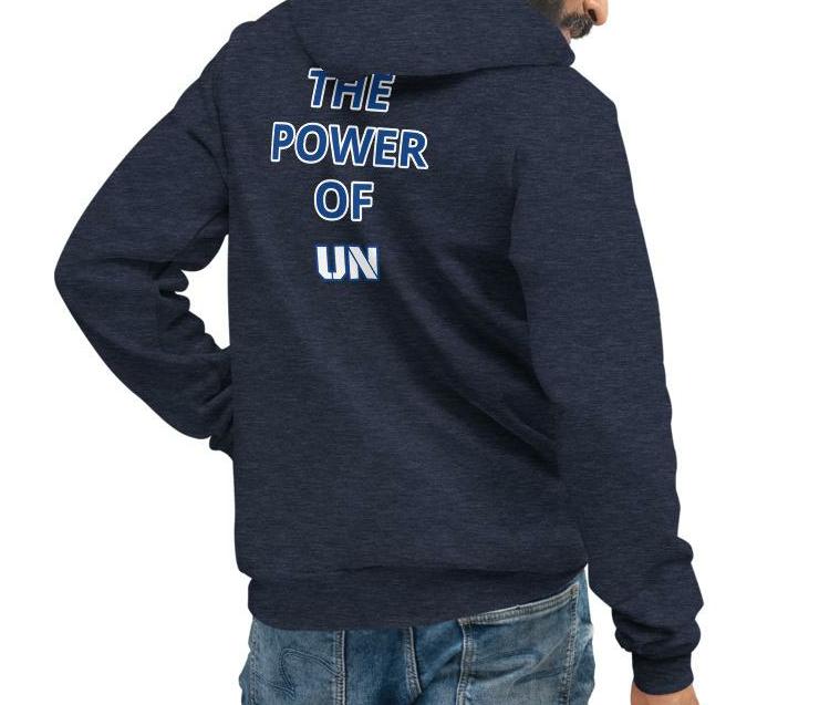 UN APPAREL EST.2014 UNISEX HOODIE IN 4 DIFFERENT COLORS