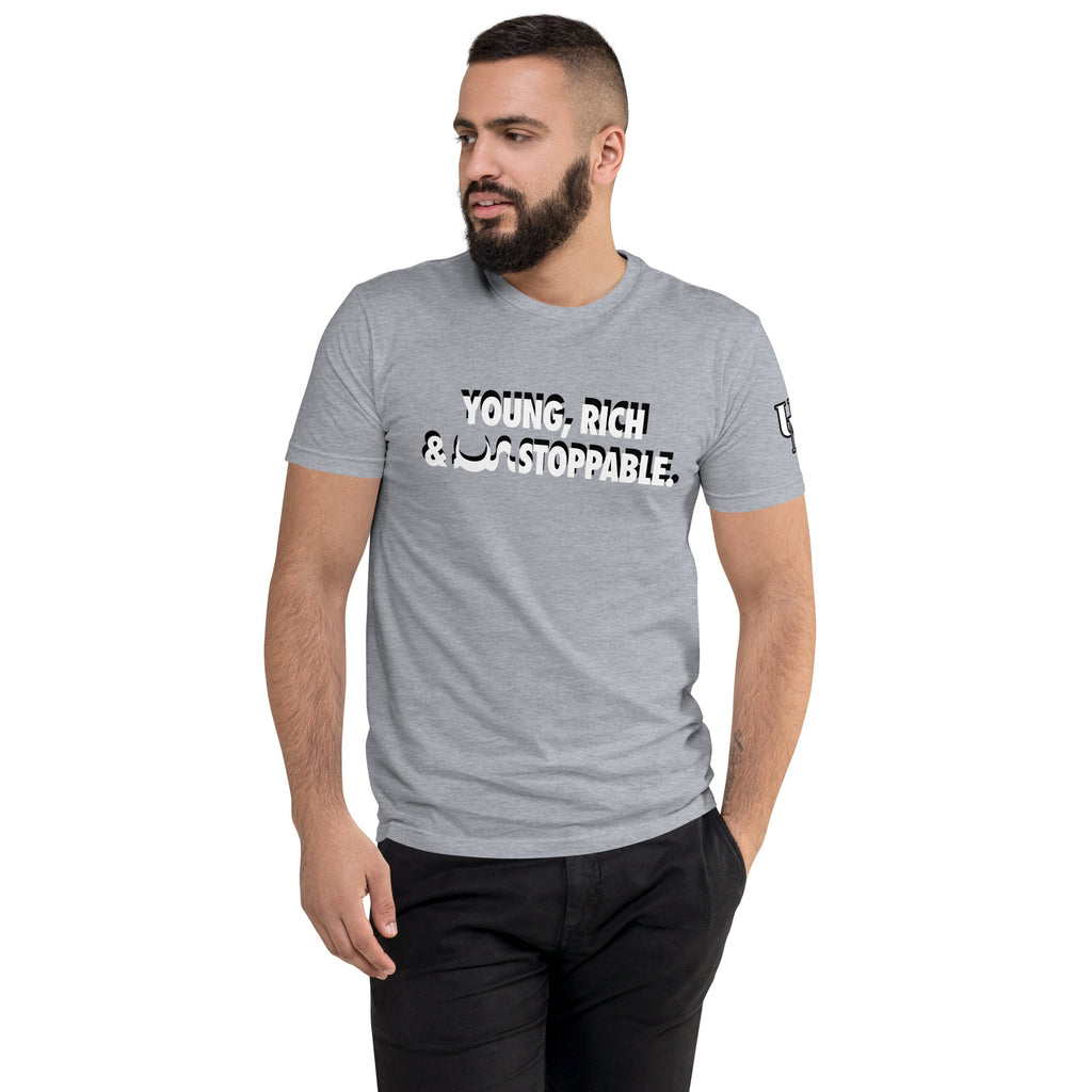 YOUNG, RICH & UN STOPPABLE TSHIRT IN 6 DIFFERENT COLORS
