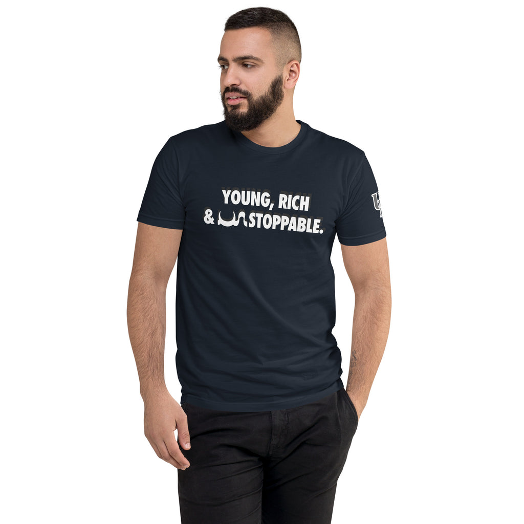 YOUNG, RICH & UN STOPPABLE TSHIRT IN 6 DIFFERENT COLORS