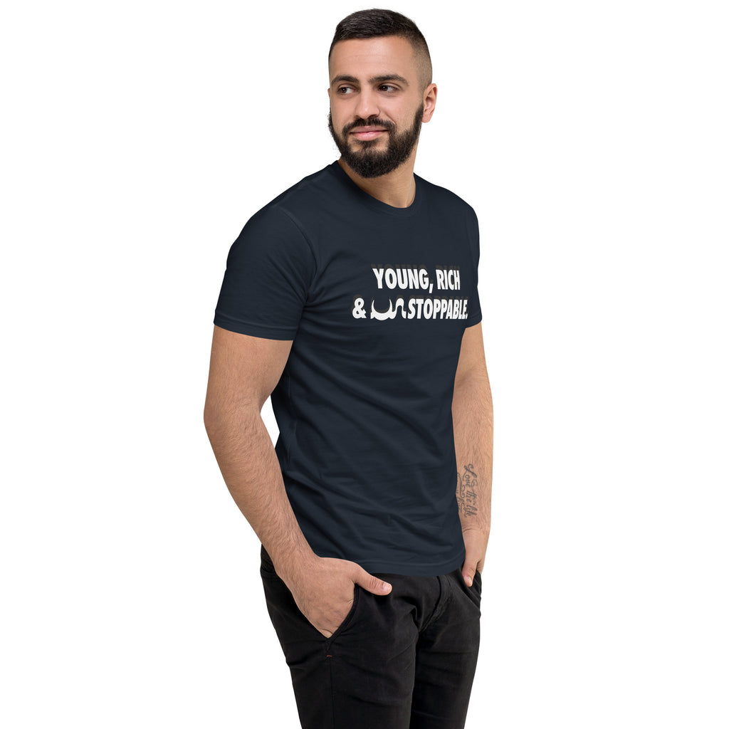 YOUNG, RICH & UN STOPPABLE TSHIRT IN 6 DIFFERENT COLORS