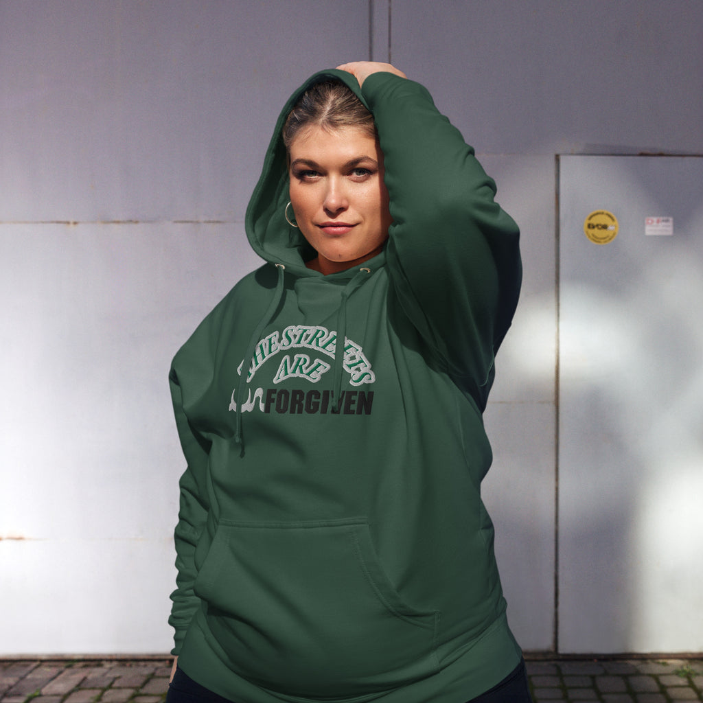 UN FORGIVEN EMBROIDED HOODIE IN