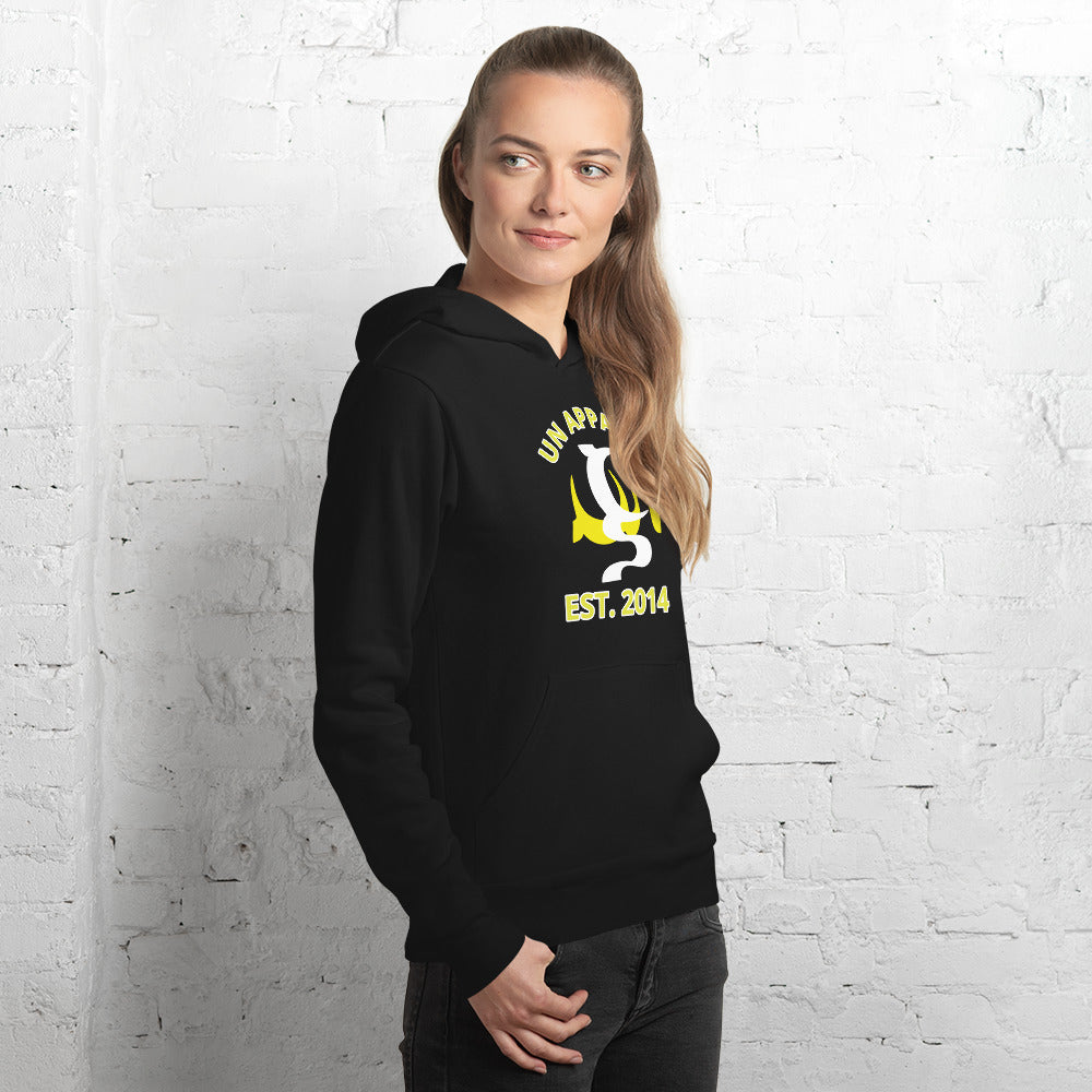 UN APPAREL EST.2014 UNISEX HOODIE IN 4 DIFFERENT COLORS