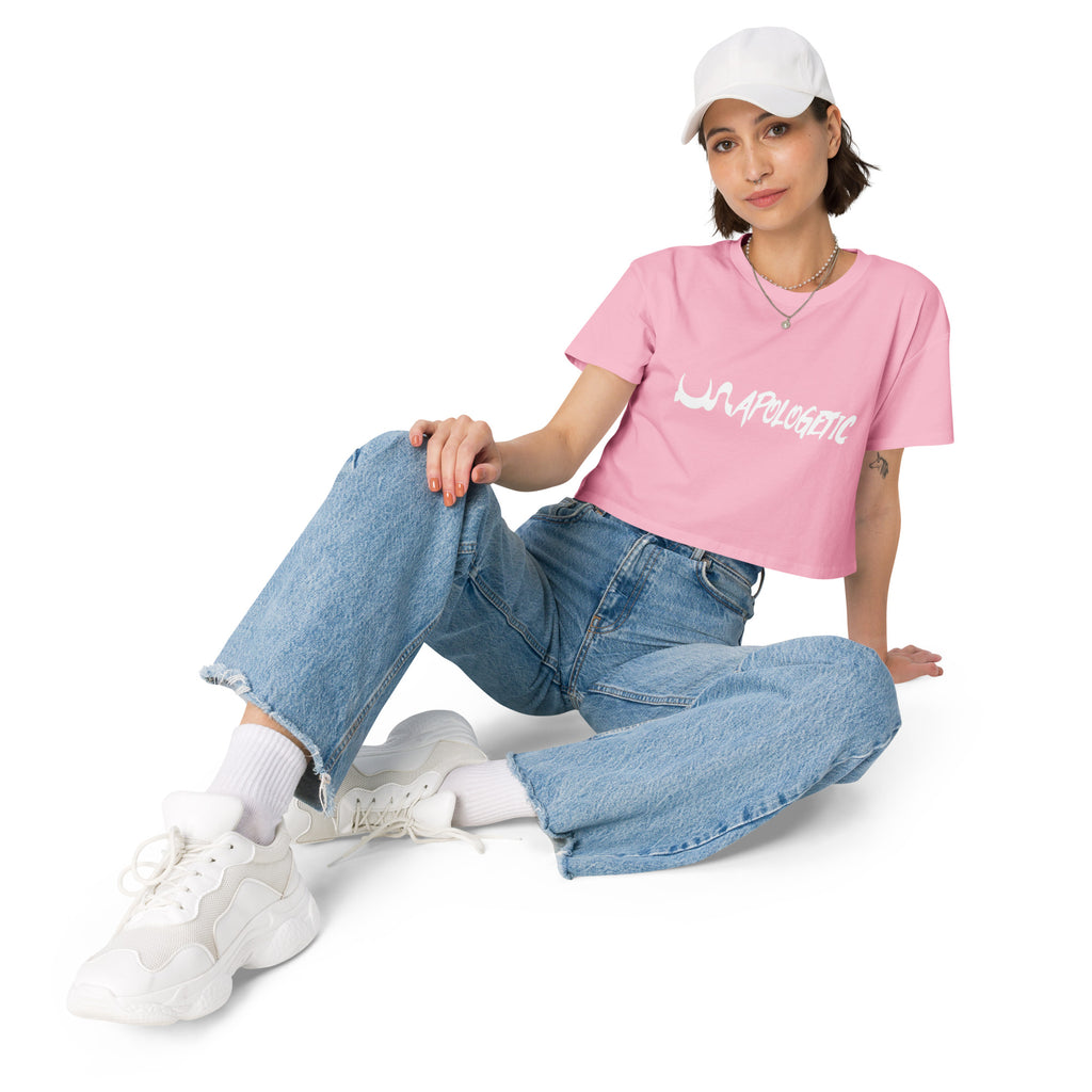 UN APOLOGETIC WOMEN'S CROP TOP IN 9 DIFFERENT COLORS