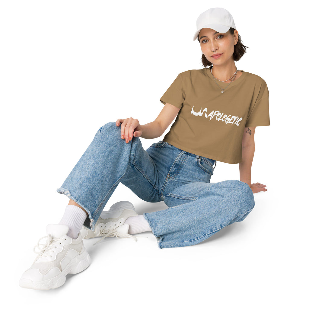 UN APOLOGETIC WOMEN'S CROP TOP IN 9 DIFFERENT COLORS