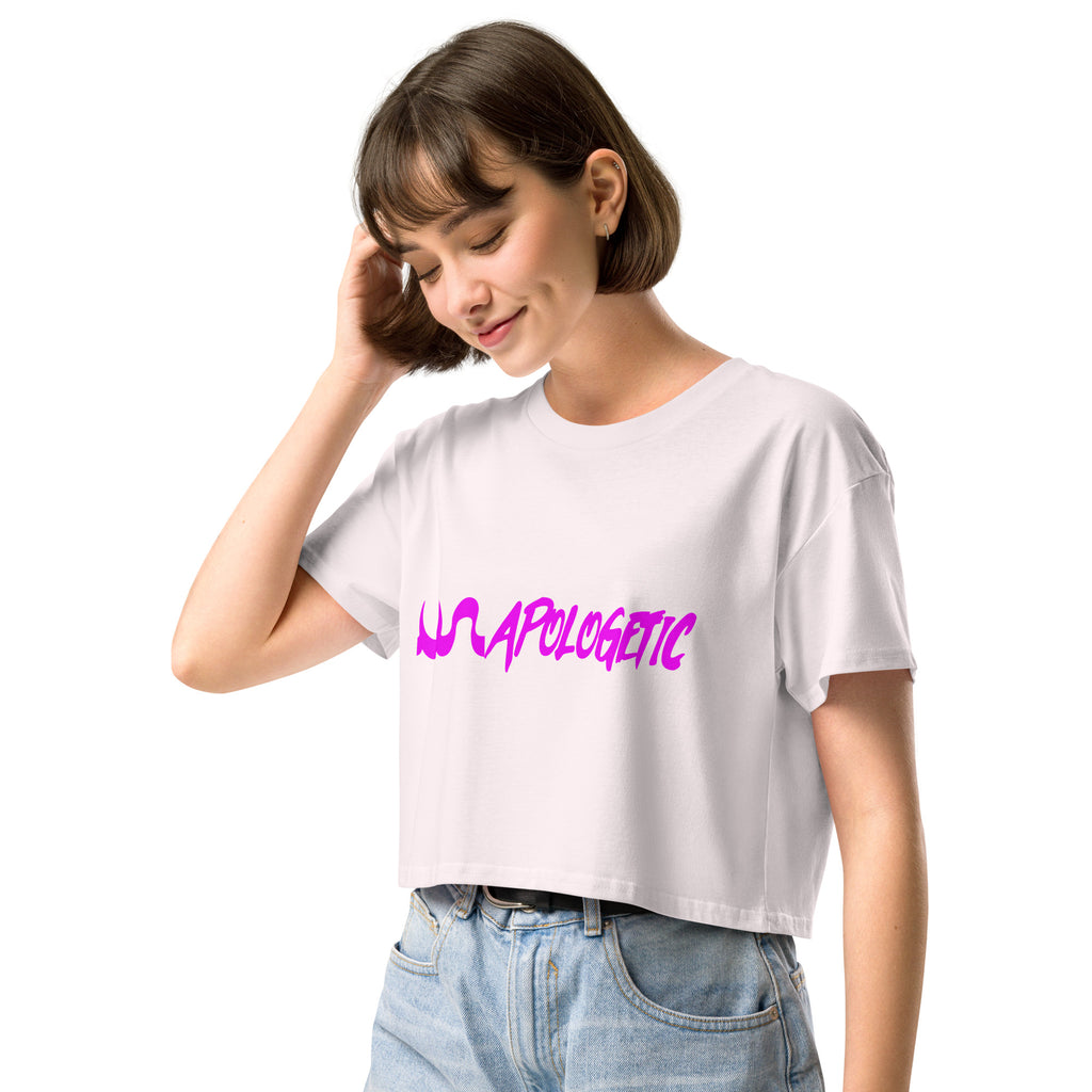 UN APOLOGETIC WOMEN'S CROP TOP IN 9 DIFFERENT COLORS