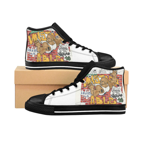 UN GRAFFITI Men's High-top Sneakers