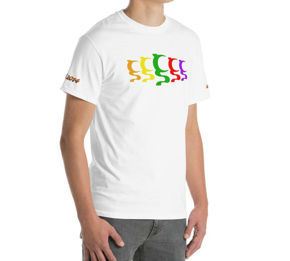 UN 5 LOGO SHORT SLEEVE TSHIRT IN 2 DIFFERENT COLORS