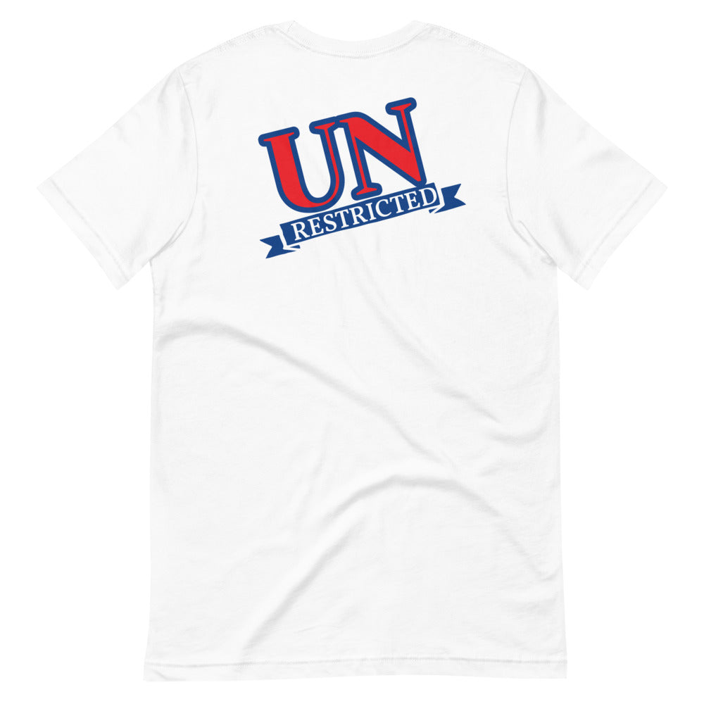 UN RESTRICTED Short-Sleeve Unisex T-Shirt. *
