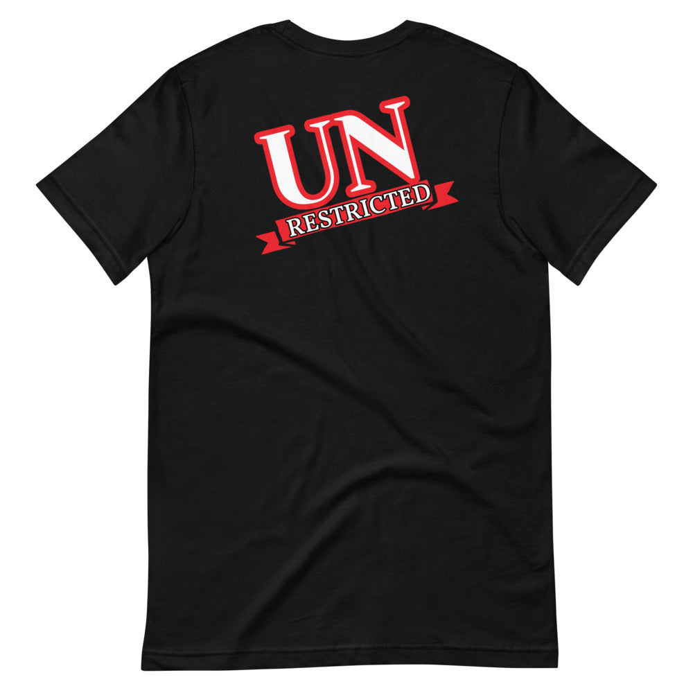UN RESTRICTED Short-Sleeve Unisex T-Shirt. *