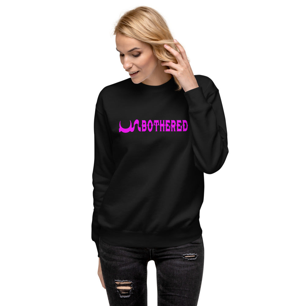 PINK UN BOTHERED Fleece Pullover