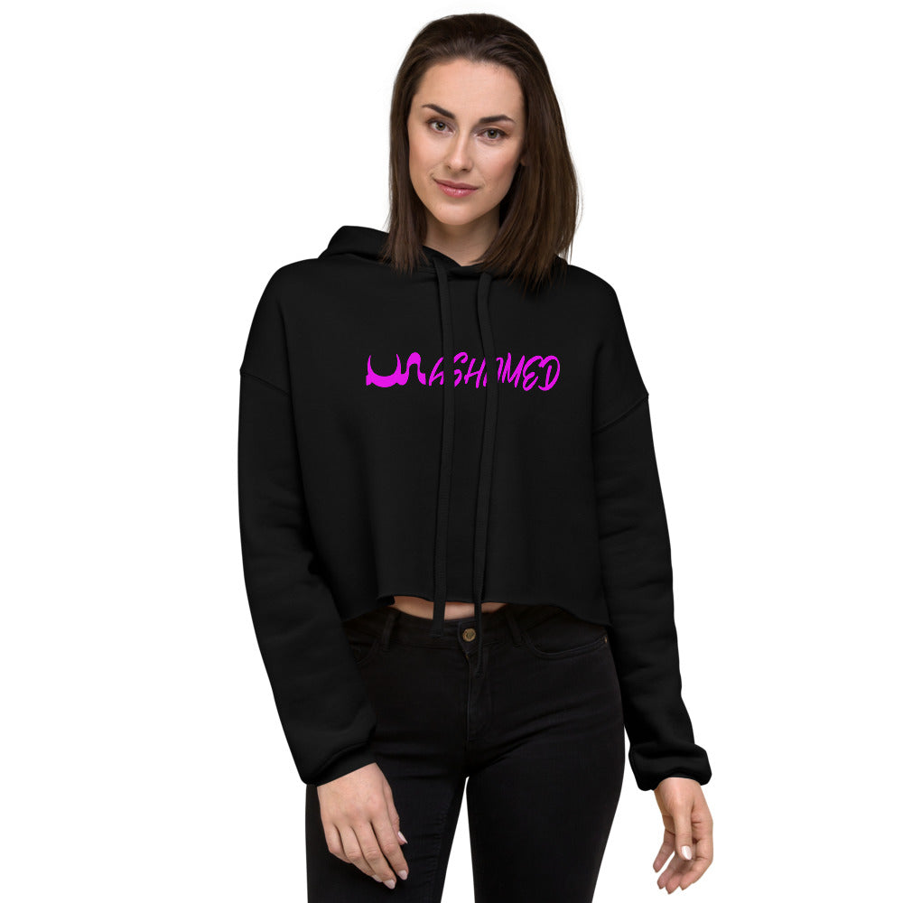 PINK UN ASHAMED Crop Hoodie