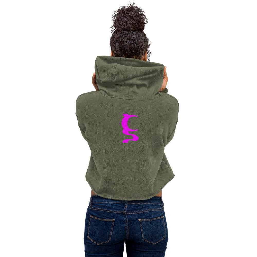 PINK UN BOTHERED  CROP HOODIE IN 4 DIFFERENT COLORS