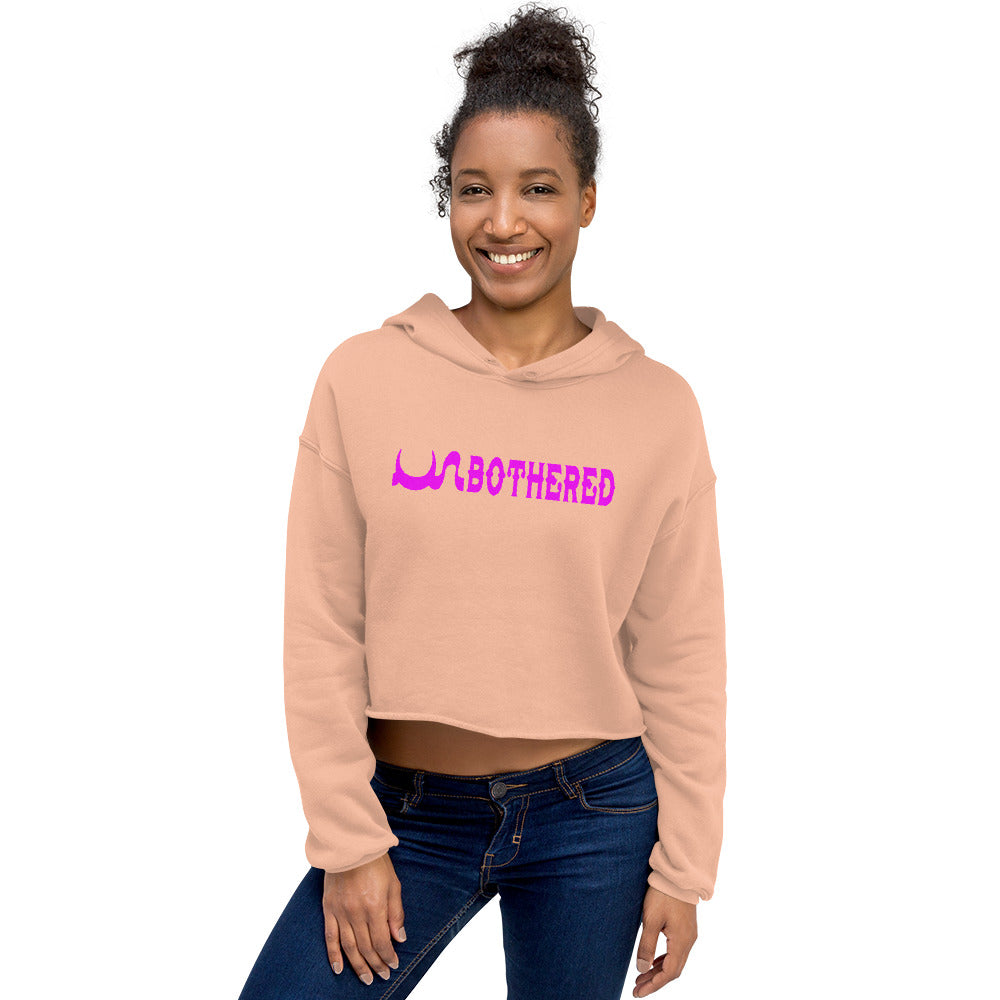 PINK UN BOTHERED  CROP HOODIE IN 4 DIFFERENT COLORS
