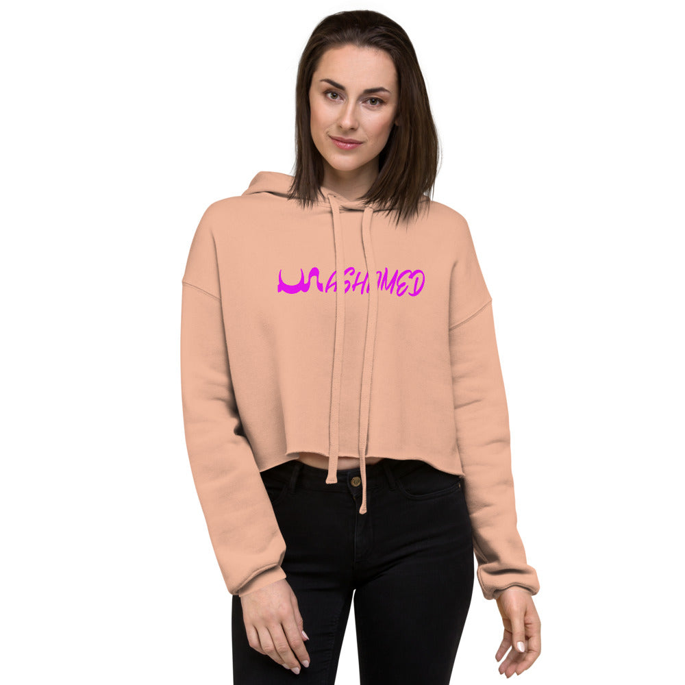 PINK UN ASHAMED Crop Hoodie